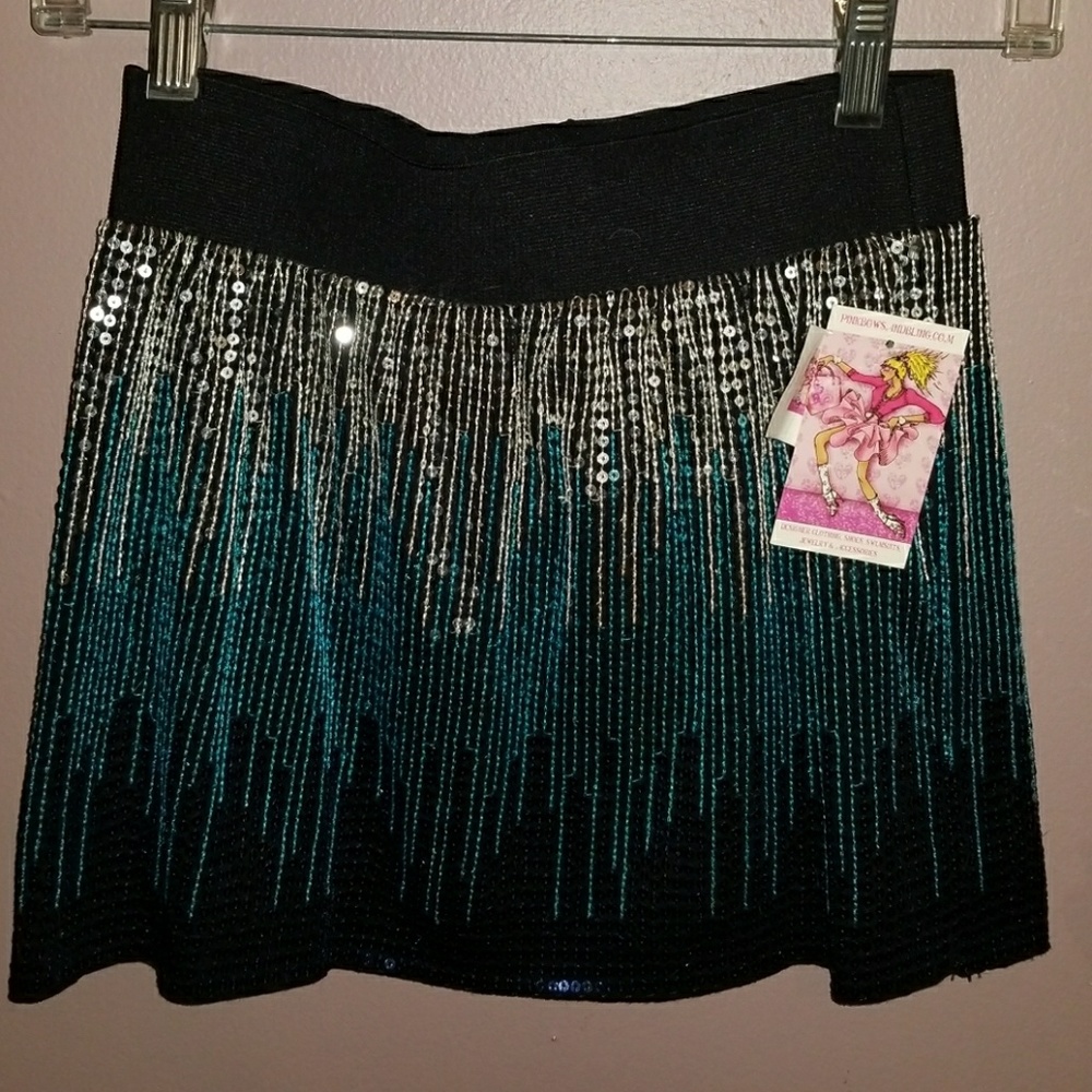NWT Free People sequin skirt
