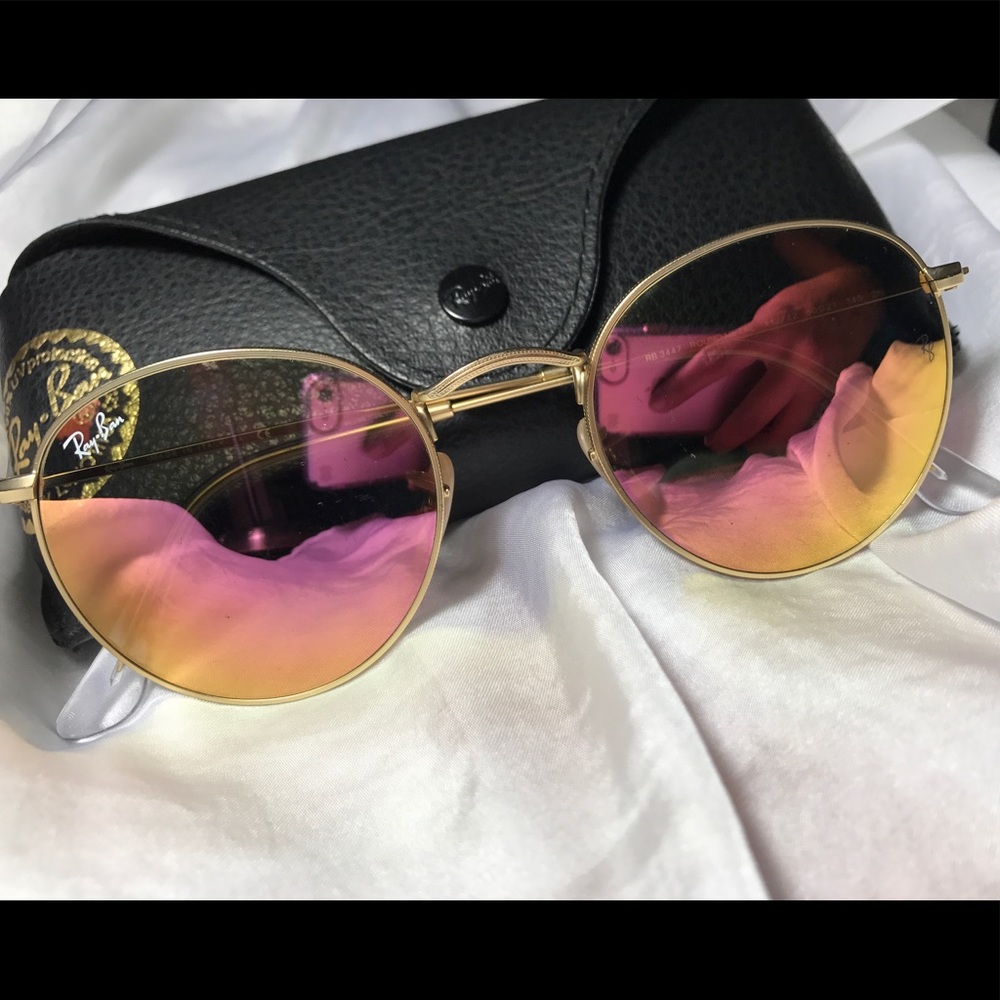 Original round metal ray ban!