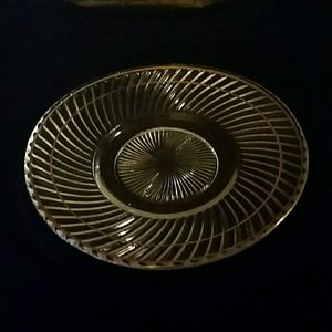 Glass saucer