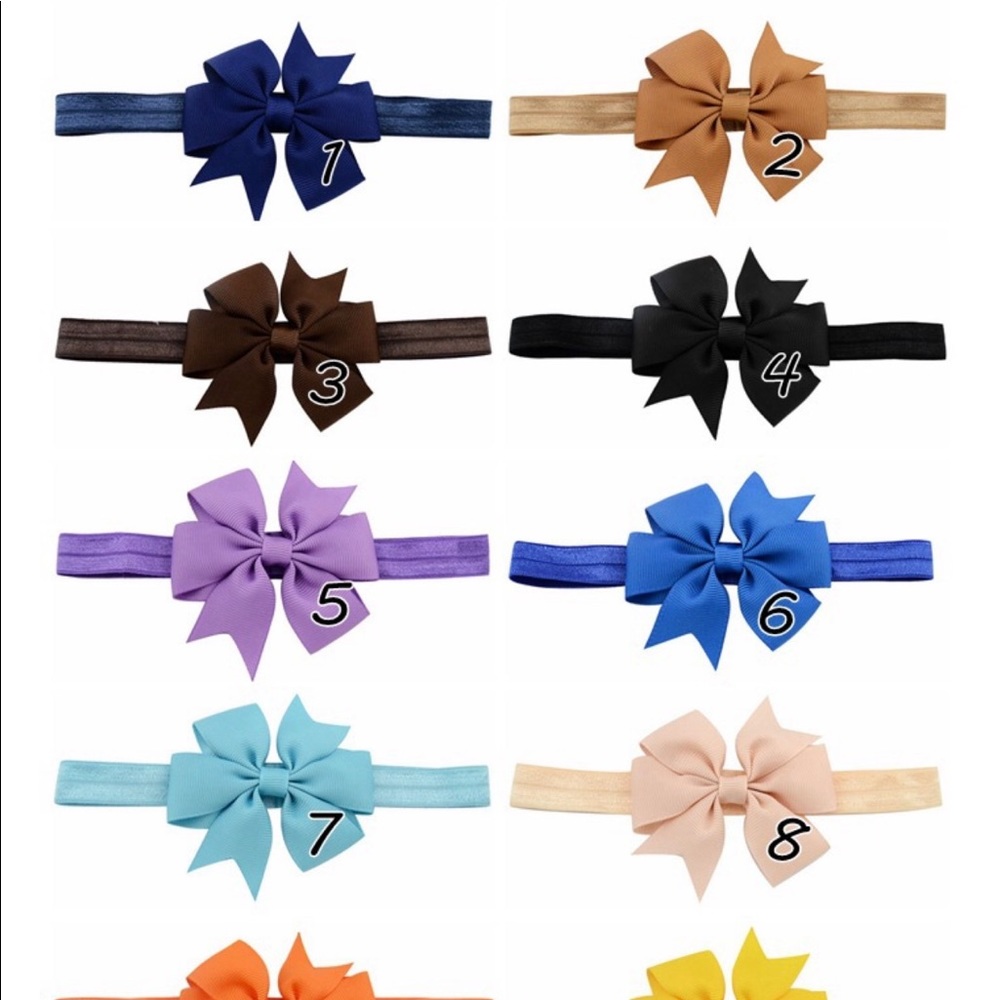 Baby girl head bands.