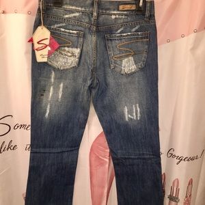 Seven7 Jeans - Seven 7 Deluxe Denim Brand Flare Bling Jeans Seven7 Jeans - Seven 7 Deluxe Denim Brand Flare Bling Jeans