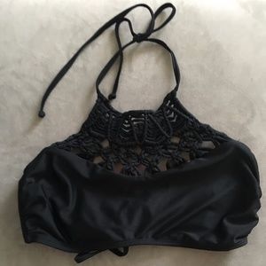 Macrame High Neck Bikini Top - Xhilaration