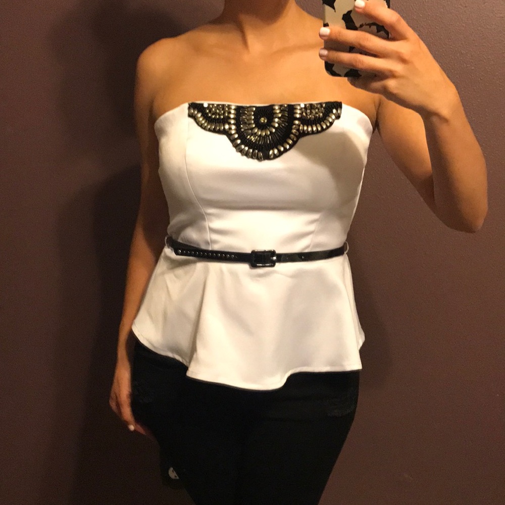 XOXO beaded top (straps included)