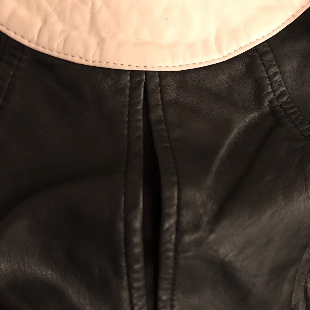 Black real leather dress - Picture 5 of 6