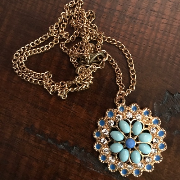 ‼️LAST DAY‼️Rhinestone Bead/Enameled Necklace - Picture 2 of 5