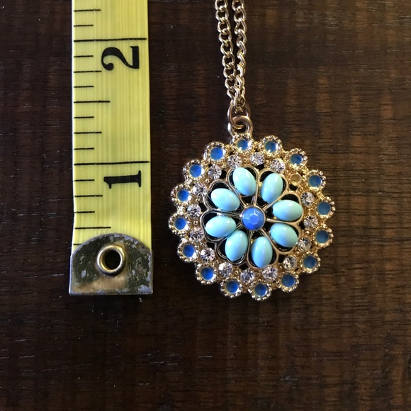 ‼️LAST DAY‼️Rhinestone Bead/Enameled Necklace - Picture 4 of 5