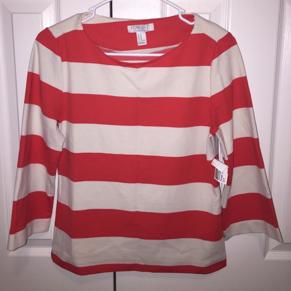 A stripped shirt