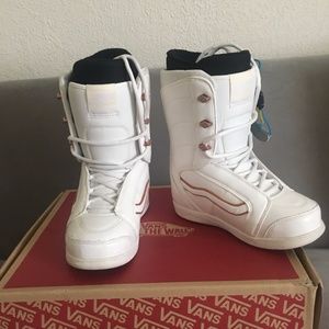 Vans Hi Standard/White Copper Snowboard Boots-8.5