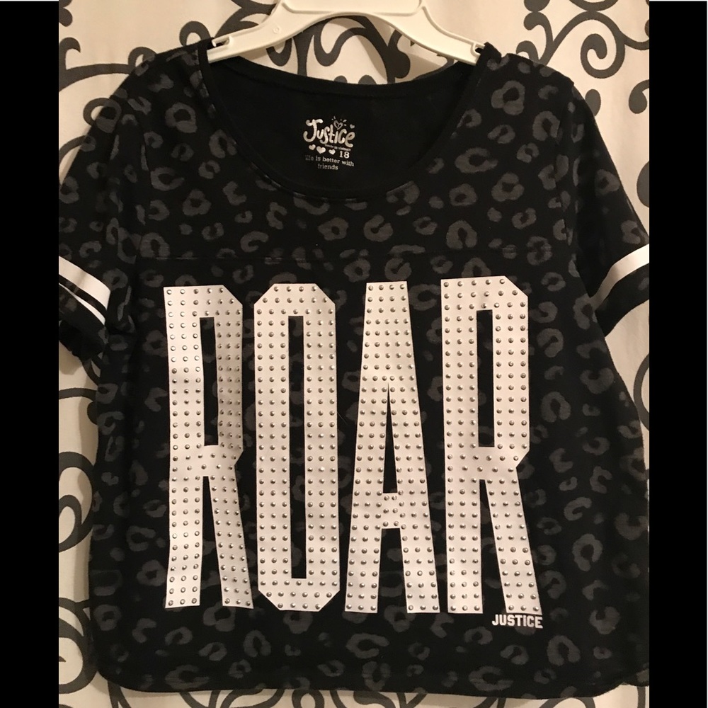 Justice shirt 🌺EUC🌺