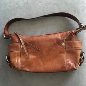Distressed Leather Fossil Purse