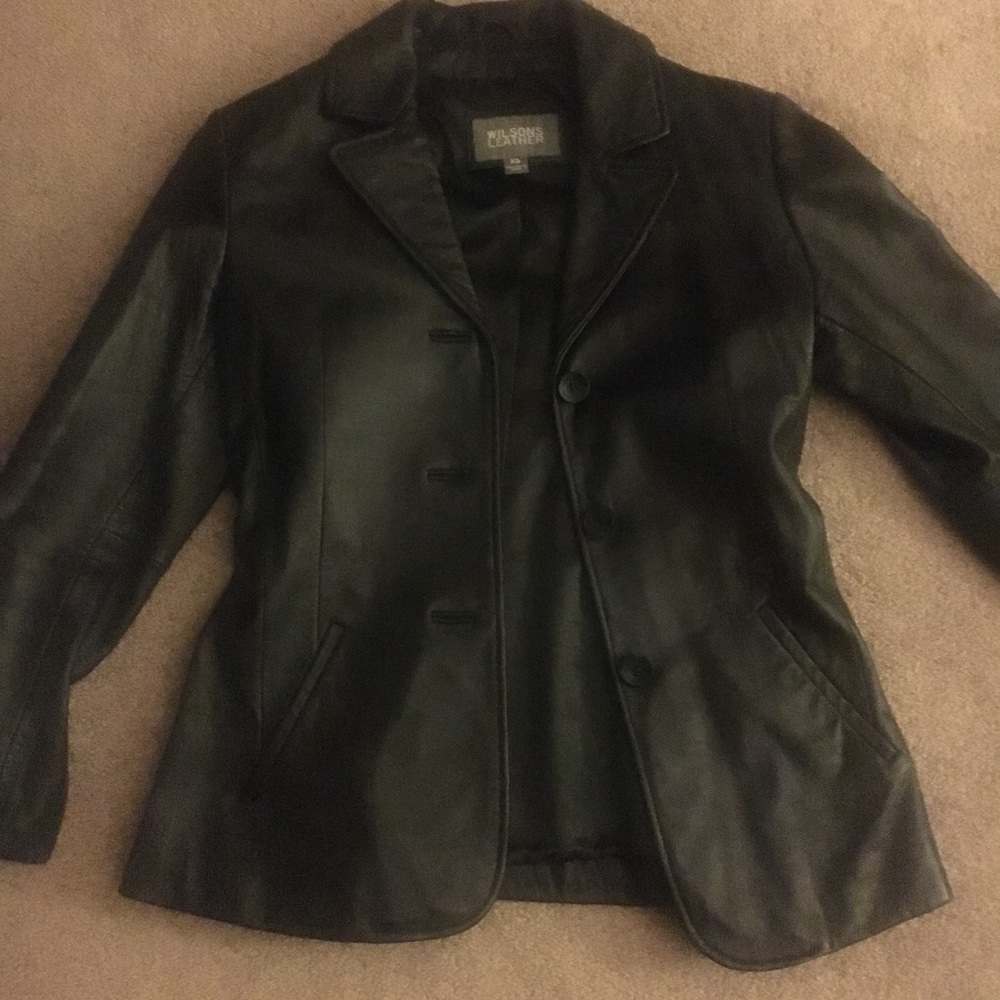 Wilson leather jacket extra small - Picture 1 of 4