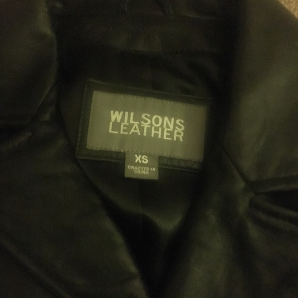 Wilson leather jacket extra small - Picture 2 of 4