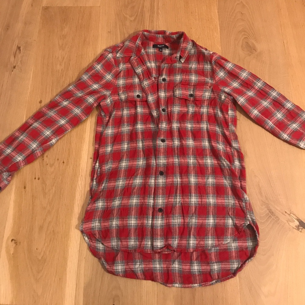 Madewell flannel shirt