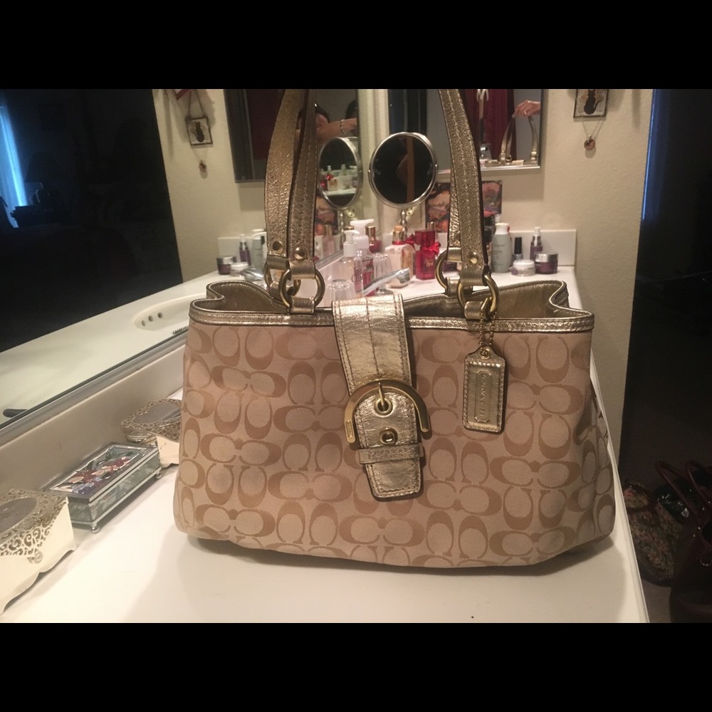 Gold Coach Purse