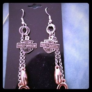 HARLEY DAVIDSON dangle earrings NEW