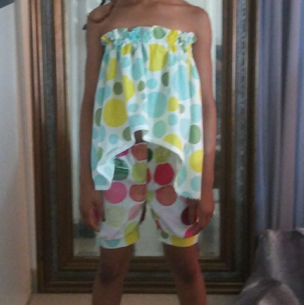 Top and bottom short set