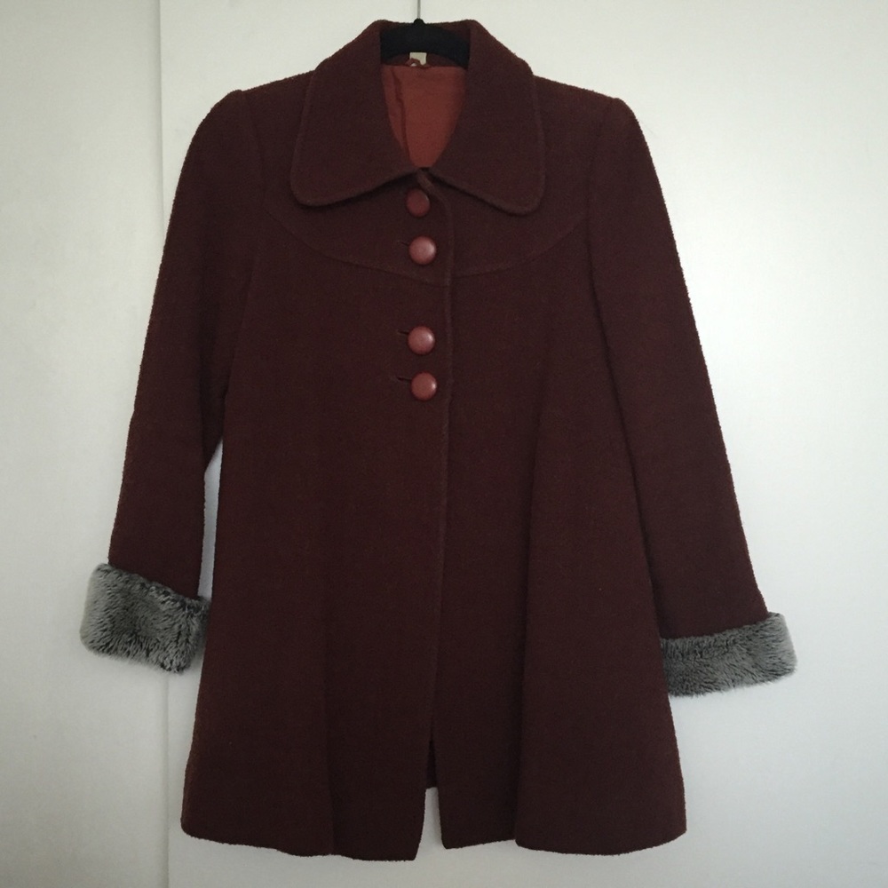 Vintage Brown Winter Coat