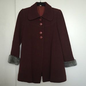 Vintage Brown Winter Coat