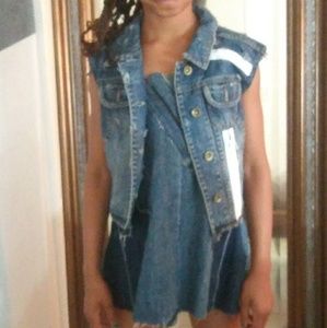 Denim dress and jacket