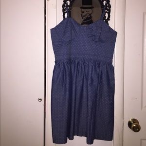 Size(L) polka dot dress