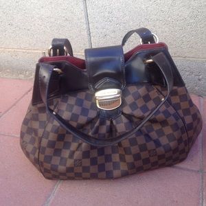 Louis Vuttion damier ebene sistana handbag