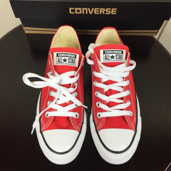 Converse Shoes - NWT Converse All Star Unisex Low Tops in Red 🙌🏼