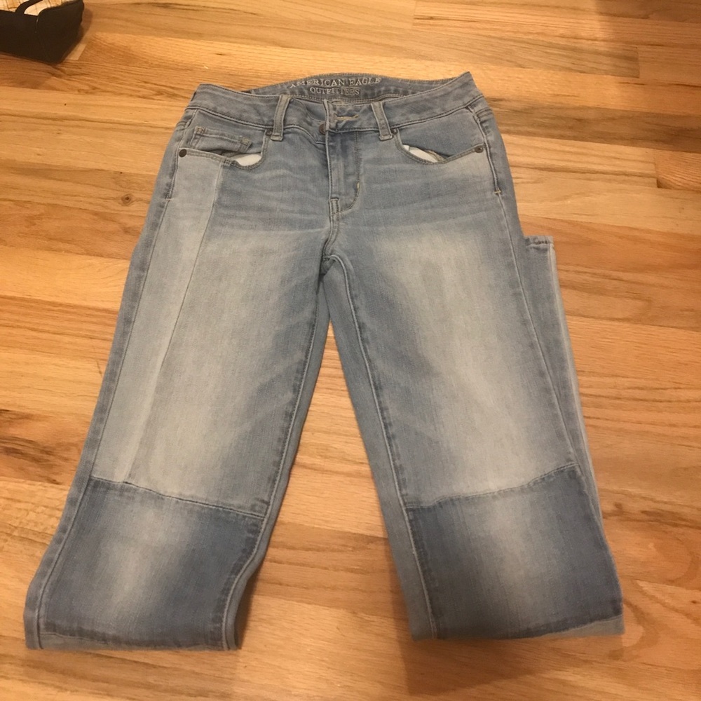American Eagle Light Blue Skinny Jeans