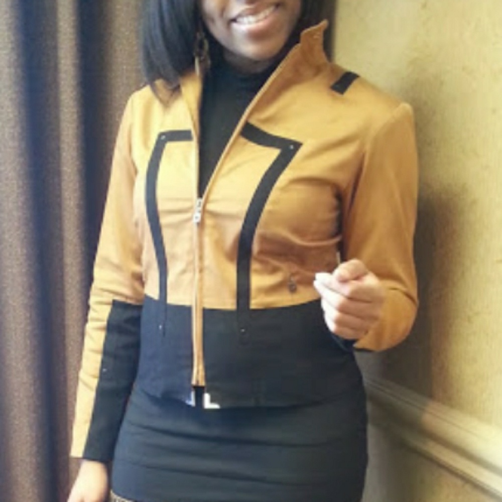 Tan/Black Jacket