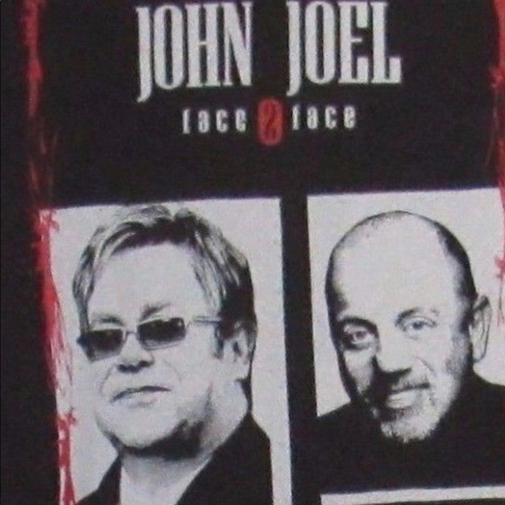 Elton John & Billy Joel  Concert Tour T Shirt
