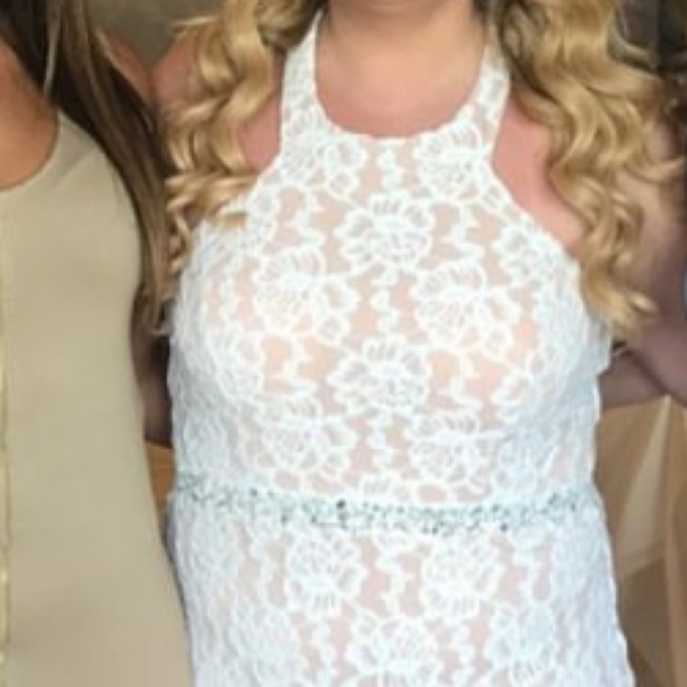 Halter dress with zipper!