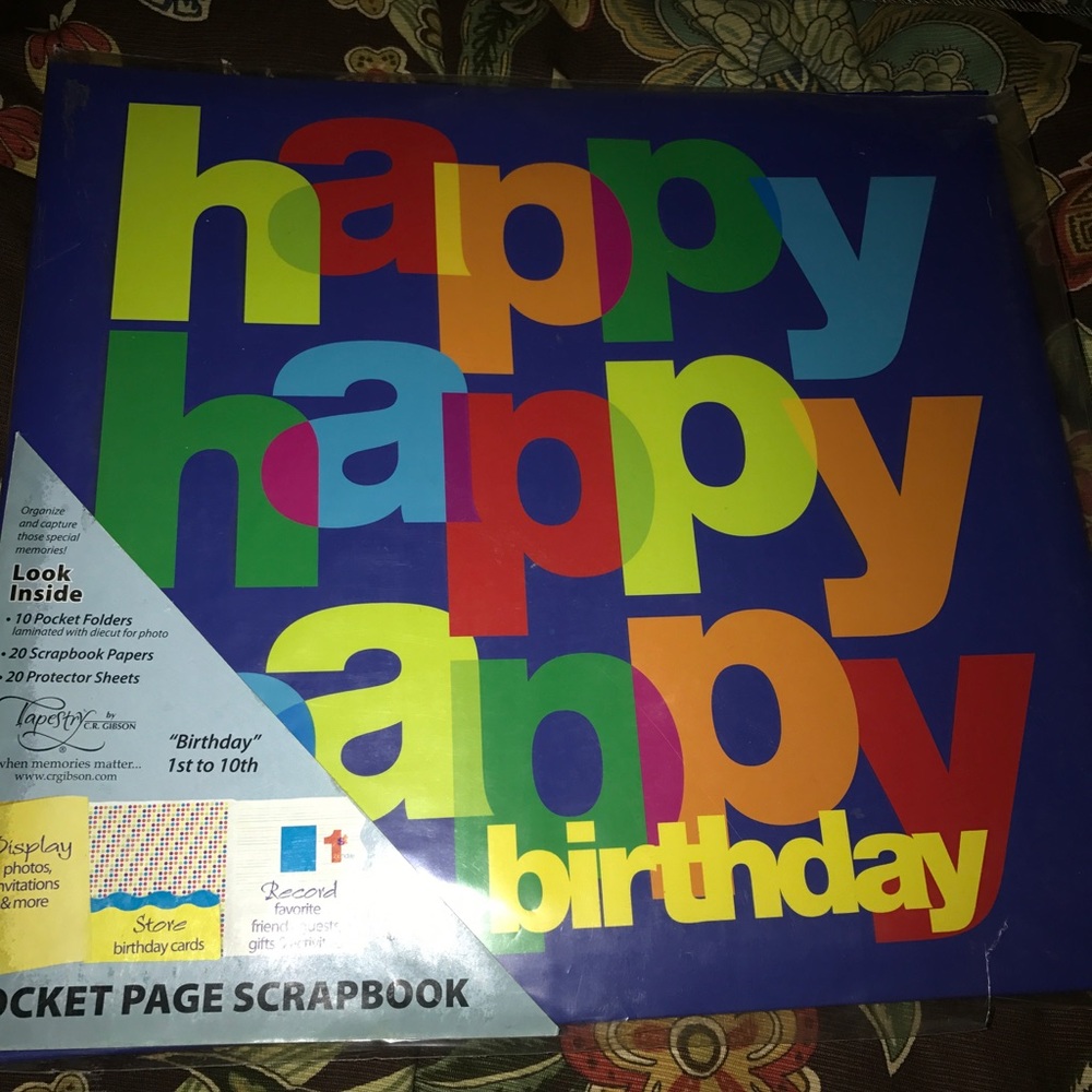 Happy Happy Birthday Memory Scrapbook