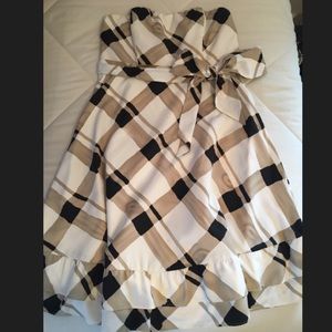 The Limited strapless dress