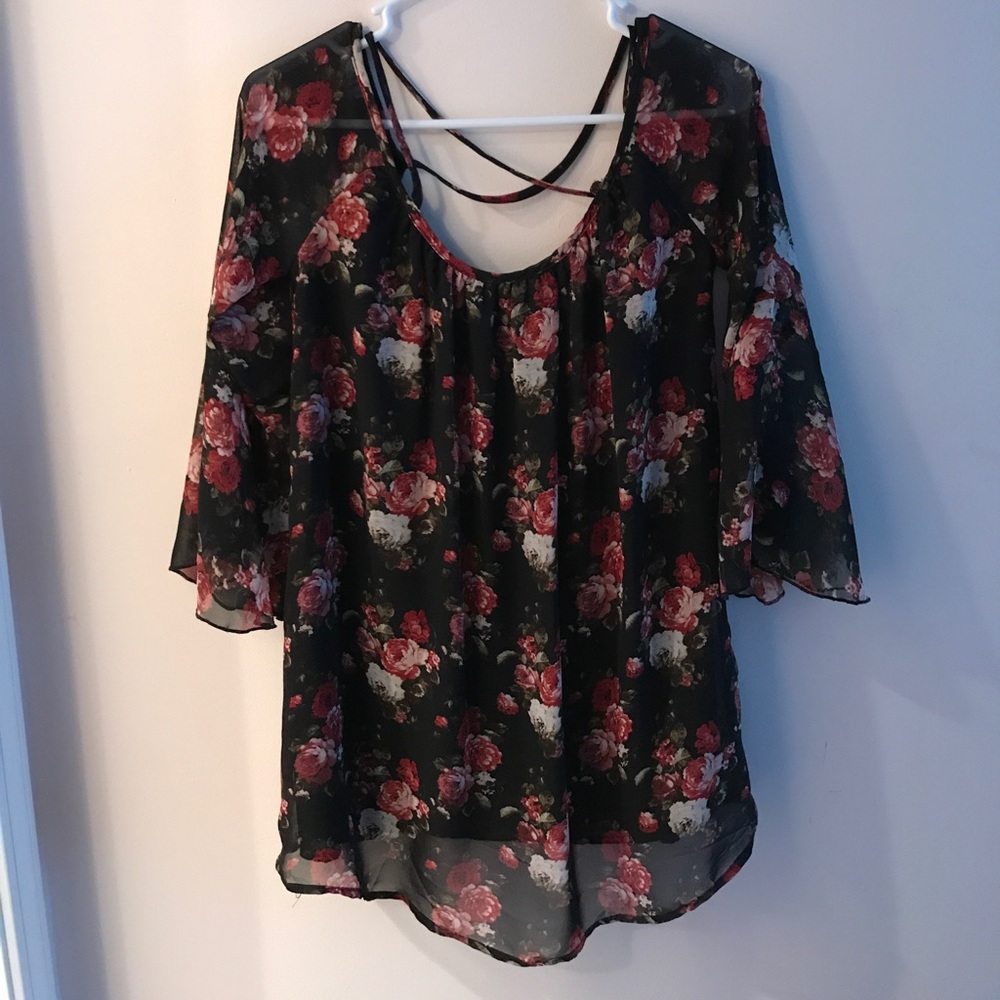 Floral print dress