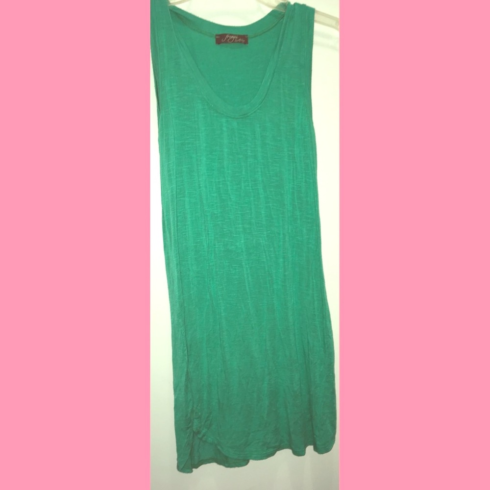 Teal tank dress
