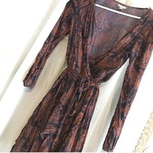 Urban Outfitters Long-Sleeve Wrap Dress