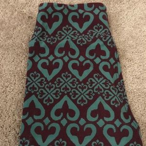 Os heart leggings