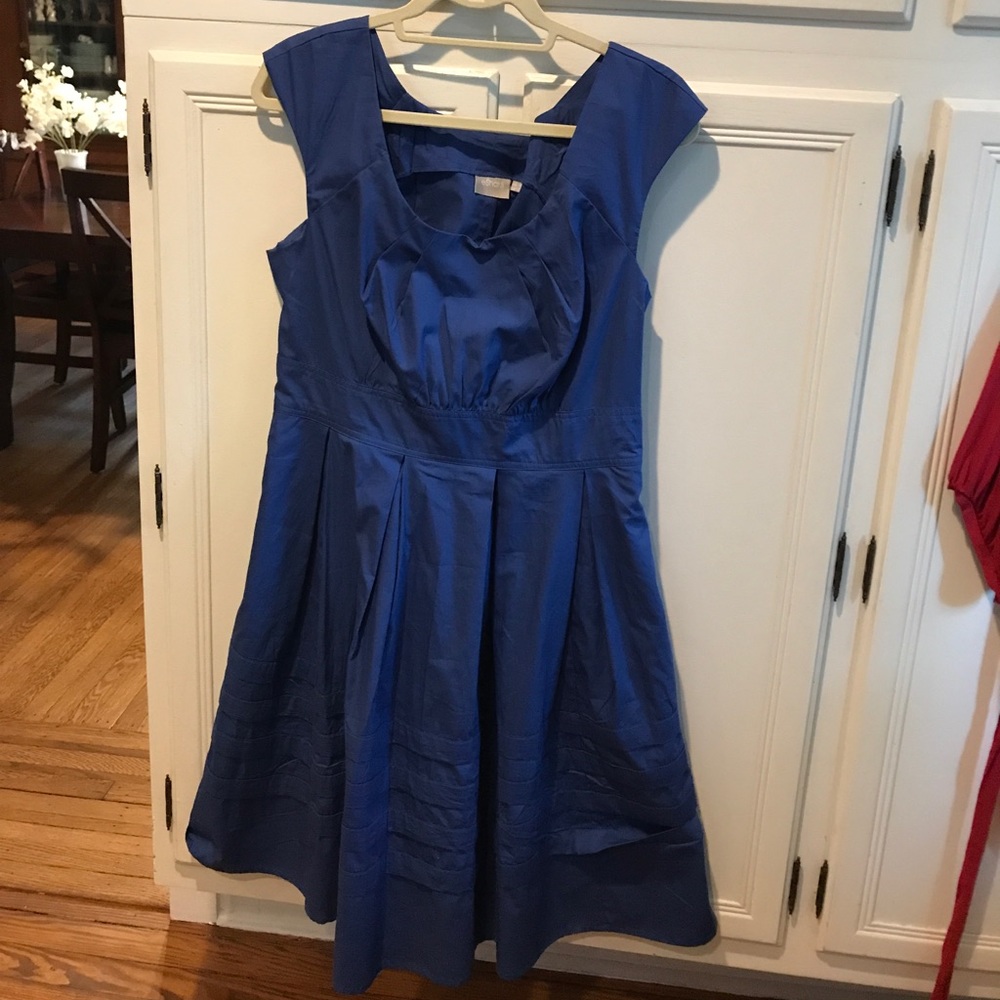Blue vintage inspired dress!