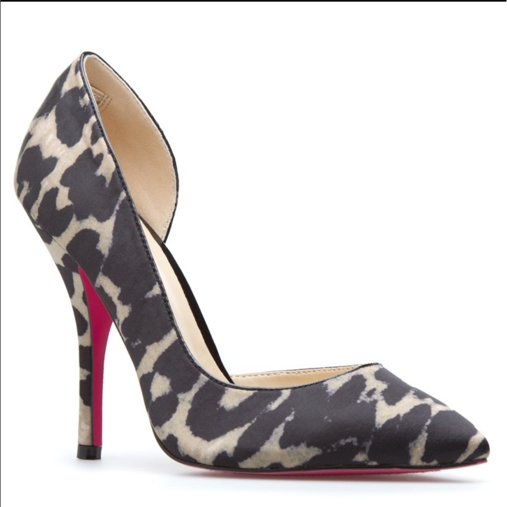 Animal Print Pointed Toe Heels