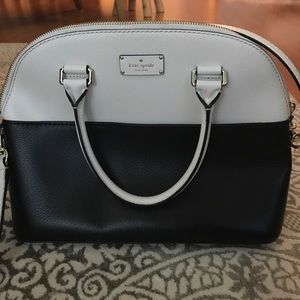 Kate Spade black & white bag - perfect condition