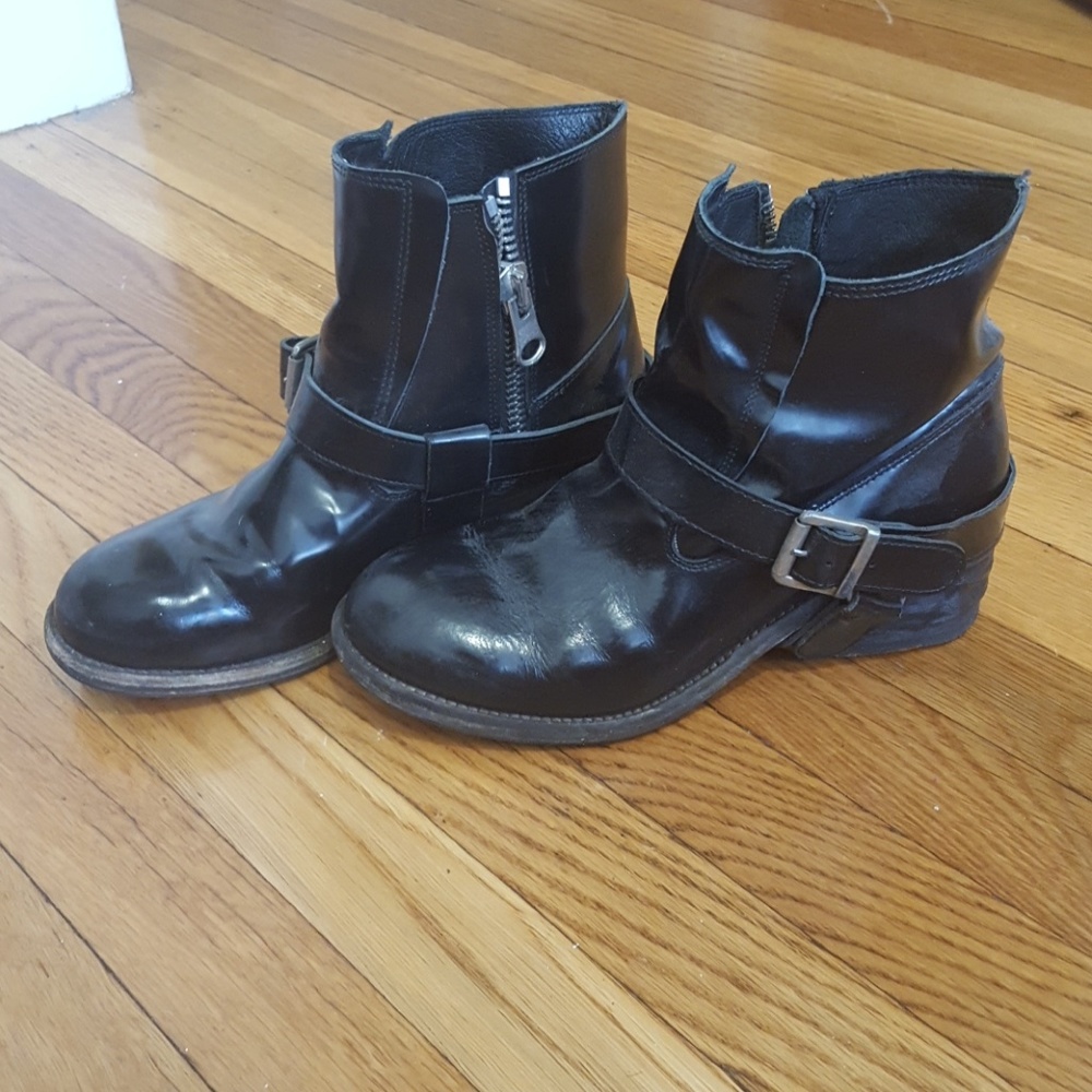 All Saints Jules biker boot size 40