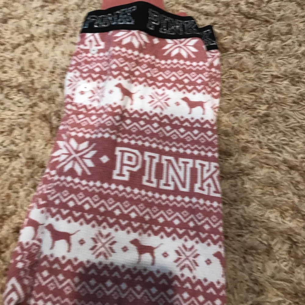 Medium pink pajama pants