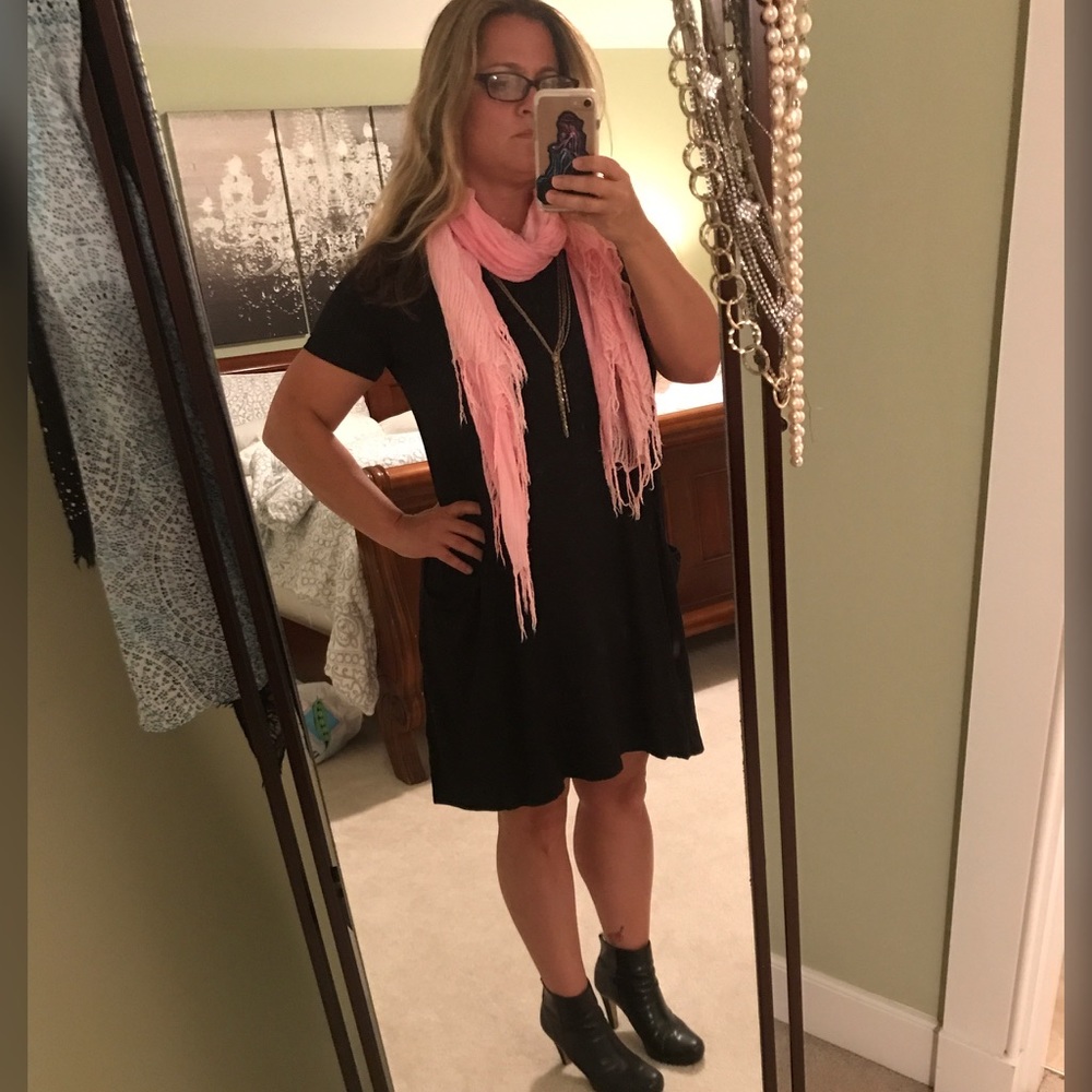 Flowy & Flattering Tunic/Dress (S-XXXL) in Wine - Picture 4 of 7