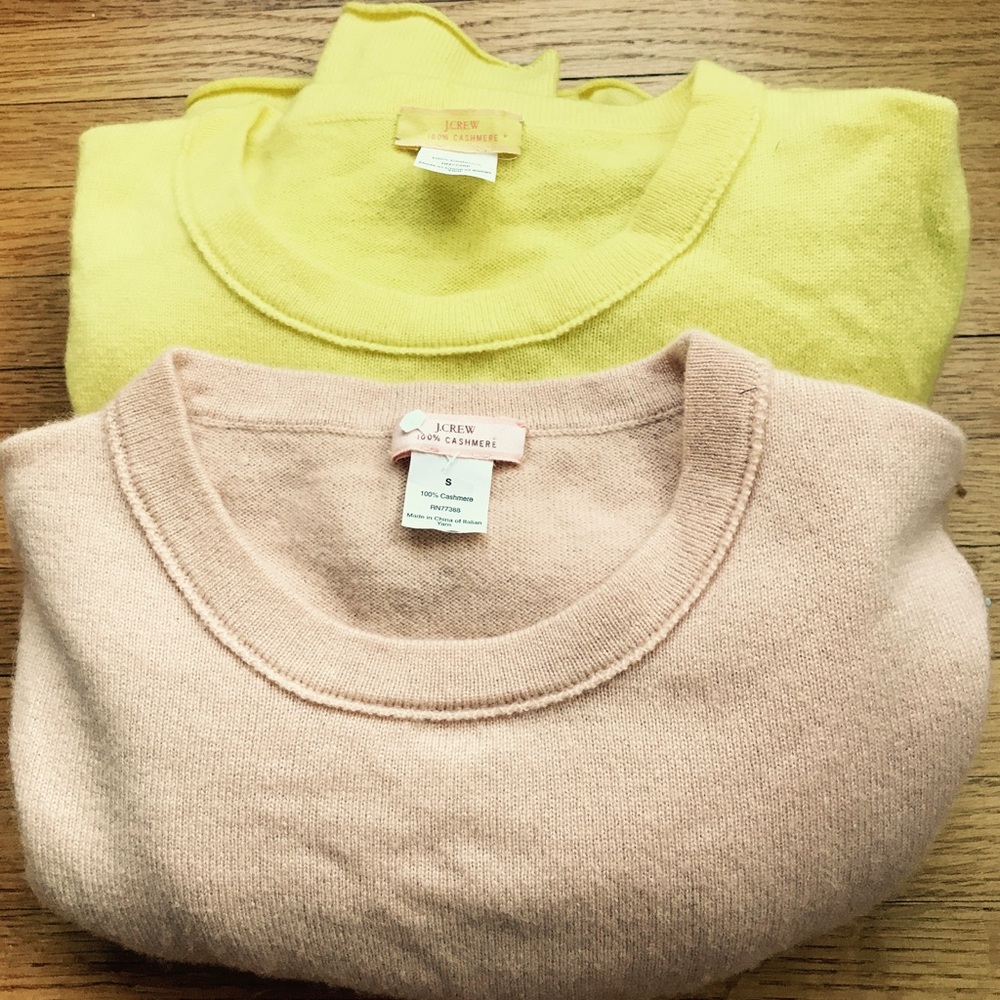 Jcrew long sleeve 100% cashmere sweaters