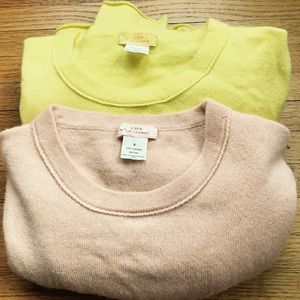 Jcrew long sleeve 100% cashmere sweaters