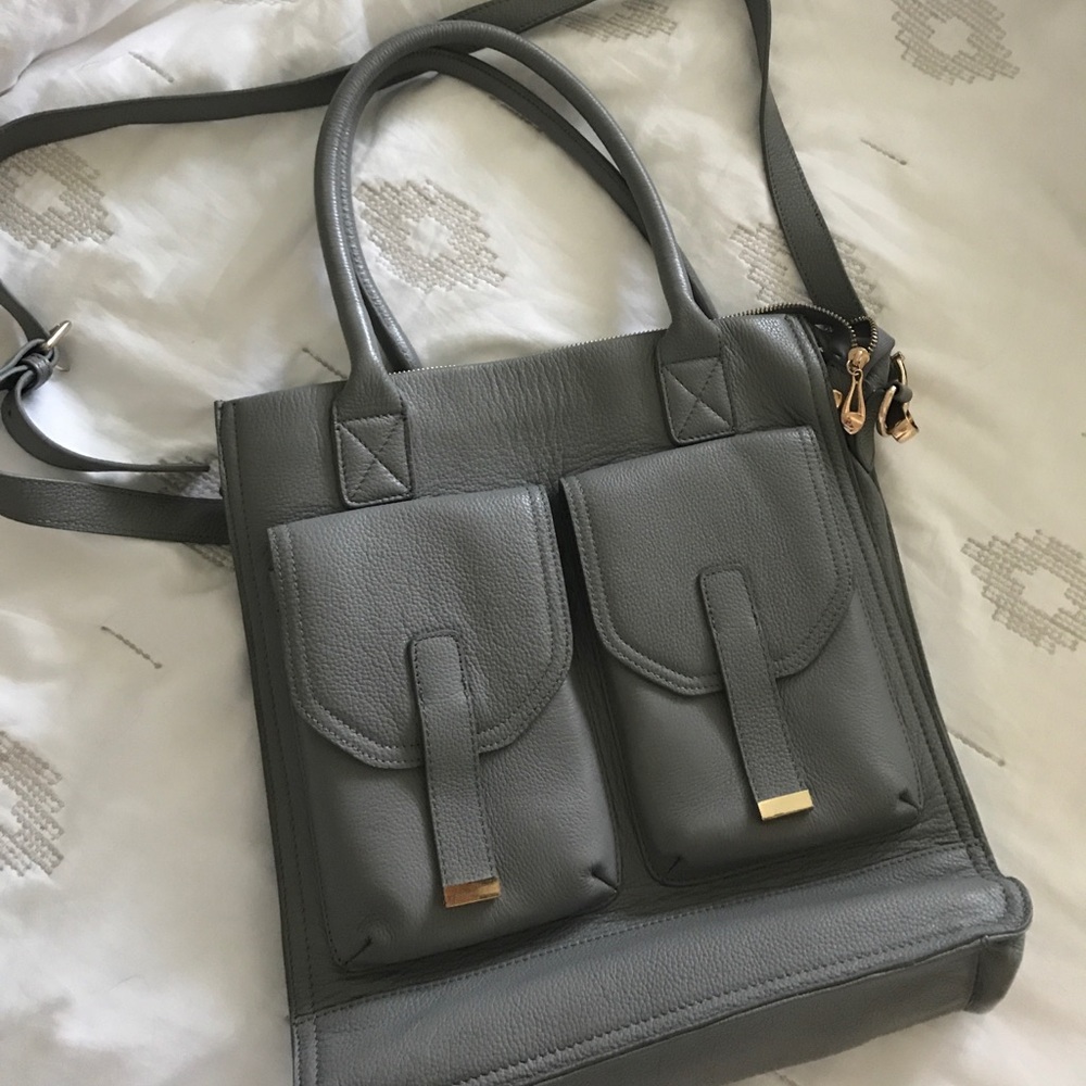 Gray purse