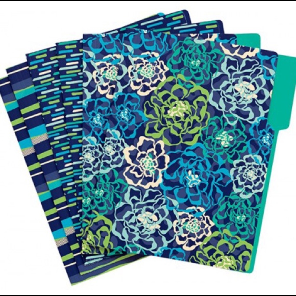 Vera Bradley 6 File Folders
