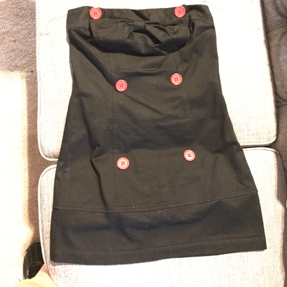 Black tube dress