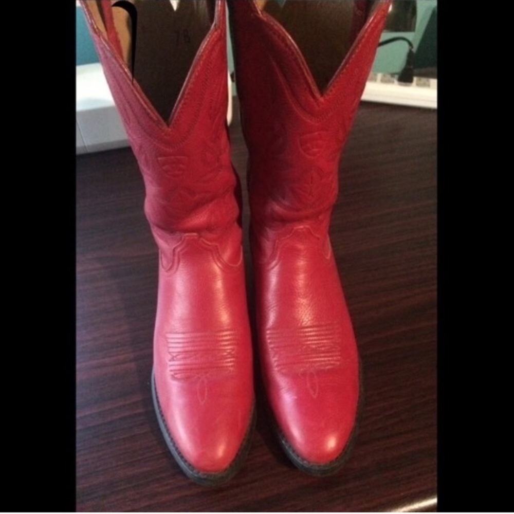 Ariat Cowgirl Boots Red