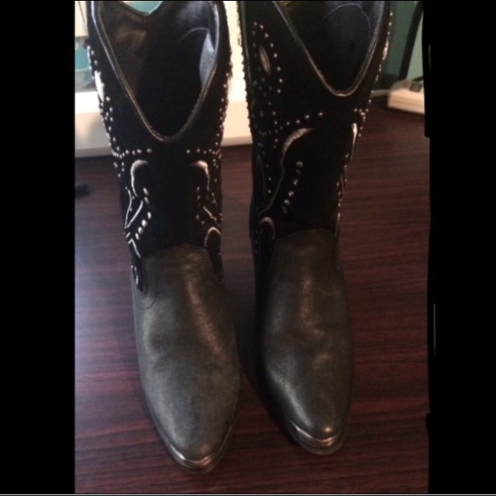 Ariat Cowgirl Heeled Boots Black