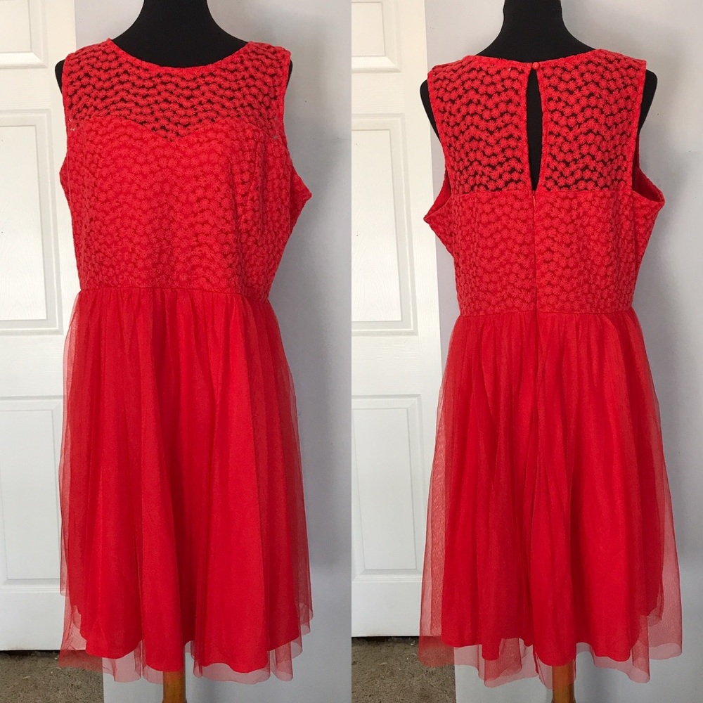 "Scarlet Celebration" Dress NWOT